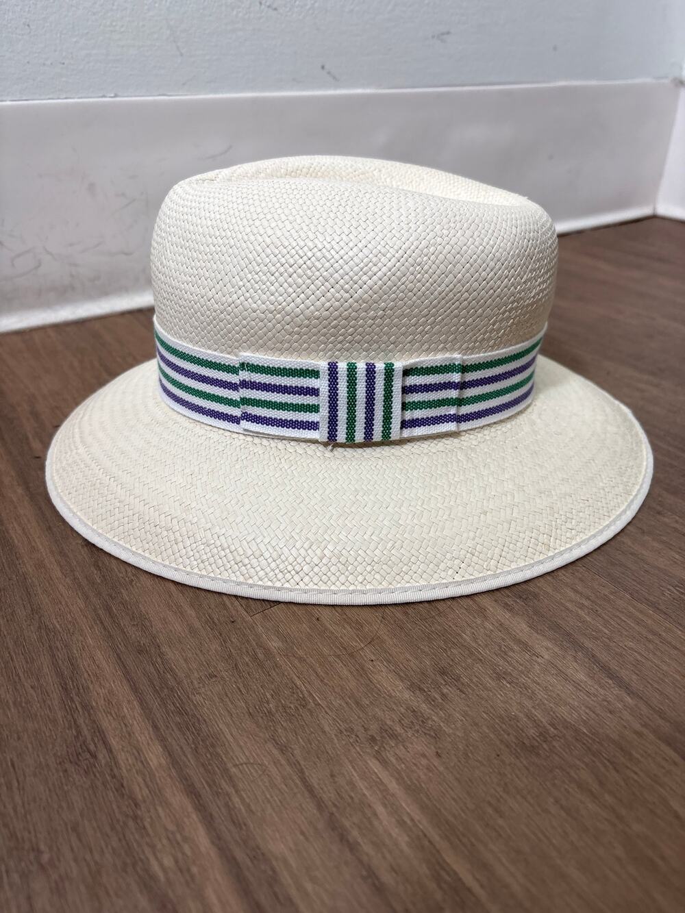 Ladies Wimbledon Genuine Panama Hat Sz S
